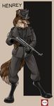 canine cigarette furzi male mp40 nazi silber smoking uniform wolf 