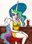  anthrofied bar dress equine female friendship_is_magic horn horse mammal my_little_pony newyorkx3 pony princess princess_celestia_(mlp) royalty winged_unicorn wings 