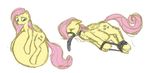  equine female feral fluttershy_(mlp) friendship_is_magic hair hooves horse inflation kaykay430 mammal my_little_pony overweight pegasus pink_hair pony solo wings 