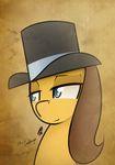  female friendship_is_magic hat horse mammal my_little_pony pony ppdraw toffee 