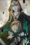  blood highres link midna midna_(true) nintendo pointy_ears sonamy-25 spoilers tears the_legend_of_zelda the_legend_of_zelda:_twilight_princess twili_midna twilight_princess 
