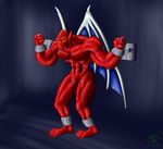  bulge demon dragmon firebrand invalid_color male muscles red_body solo 