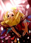  :p alkali-water bad_id bad_pixiv_id blonde_hair collarbone flandre_scarlet from_behind highres red_eyes solo tongue tongue_out touhou wings 