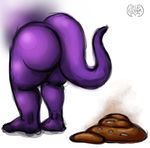  absorption_vore anal_vore big_butt butt digestion dragon f&#230;ces f&aelig;ces feces gloom gloomthebat human insult knight overweight paws plain_background pooping purple_skin scat sex thick_thighs vorarephilia white_background 