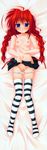  :o absurdres ahoge armband black_legwear blue_eyes blush braid dakimakura flat_chest full_body highres huge_filesize legs lyrical_nanoha mahou_shoujo_lyrical_nanoha mahou_shoujo_lyrical_nanoha_a's masaki_kei navel nipples panties panty_pull pussy pussy_juice red_hair scan skindentation skirt skirt_lift solo striped striped_legwear thighhighs topless twin_braids underwear vita white_legwear white_panties 