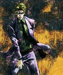  bad_id bad_pixiv_id blonde_hair formal jojo_no_kimyou_na_bouken kira_yoshikage male_focus mizuiro_cyan necktie solo suit 