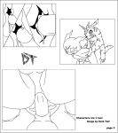  anal animated comic darktief digimon digimon_(species) gabumon male male/male penis sex veemon 