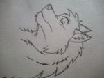  bluewings canine pencil werewolf wolf 