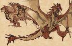  blitzdrachin capcom dragon feral invalid_tag monster_hunter open_mouth rathalos video_games wings wyvern 