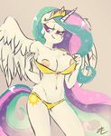  anthrofied breasts cutie_mark equine female friendship_is_magic horn horse lizombie mammal my_little_pony pony princess princess_celestia_(mlp) royalty solo winged_unicorn wings 