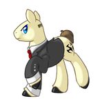  alpha_channel bald barcode blue_eyes cutie_mark equine formal frown gasmaskmonster hitman horse insignia looking_at_viewer male mammal my_little_pony necktie plain_background ponification pony scowl solo suit transparent_background 