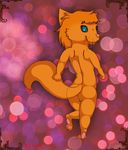  2013 border butt canine chibi cub cute female fox hair hindpaw hindquarters invalid_tag looking_at_viewer nude pawpads paws pose pussy r3drunner solo young 