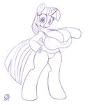  anthro anthrofied badgerben big_breasts bikini breasts clothed clothing cutie_mark equine female friendship_is_magic hair happy horn inks invalid_tag looking_at_viewer mammal mane monochrome my_little_pony sketch skimpy swimsuit tight_clothing twilight_sparkle_(mlp) unicorn 