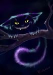  2012 alice_in_wonderland cheshire_cat feline mammal rinkusu_artist solo 