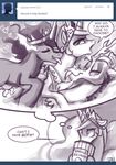  antlers crown cutie_mark discord_(mlp) draconequus english_text equine female feral friendship_is_magic horn horse imagination john_joseco king_sombra_(mlp) mammal monochrome my_little_pony pony princess princess_celestia_(mlp) royalty text tumblr winged_unicorn wings 