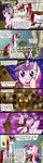  blue_eyes bonaxor comic cutie_mark english_text equine female feral friendship_is_magic hair horn horse inside invalid_tag lauren_faust_(character) mammal multi-colored_hair my_little_pony nox pony princess_cadance_(mlp) purple_eyes red_hair text winged_unicorn wings 