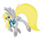  amber_eyes derpy_hooves_(mlp) edit equine female feral friendship_is_magic hair horse long_hair looking_at_viewer my_little_pony panties pegasus pony smile smitty_g solo tongue tongue_out underwear wings 