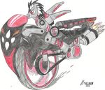  bike cycle equine horse machine mammal mechanical mono monocycle motor motorcycle original_character pegasus pony race robot wings 