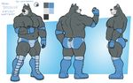  abs anthro biceps big_muscles canine dane dog fur great great_dane hound hound_(character) houndgrey male mammal model_sheet muscles pecs pose pro wrestler 