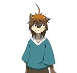  canine clothing female hair looking_at_viewer male mammal morenatsu nanafuse samoji solo unknown_artist wolf 