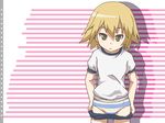  aihara_kazumi awa gym_uniform kyou_no_go_no_ni lowres oekaki panties solo underwear 