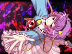  :3 black_hairband eyes hairband heart highres komeiji_satori mokku pink_eyes purple_hair short_hair solo touhou 