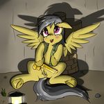  blush brown_fur clothed clothing daring_do_(mlp) dildo equine female feral friendship_is_magic fur grass grey_hair hair horse lamp mammal my_little_pony open_mouth osakaoji pegasus pony purple_eyes pussy sex_toy solo wings 