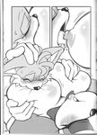 anthro areola bipples breast_suck breasts canine comic erect_nipples female fox kissing licking male mammal michiyoshi miles_prower milf mother nipples parent sega sonic_(series) straight tails tongue vanilla vanilla_the_rabbit young 