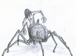  arthropod breasts demon doom doom_3 female nipples nude solo spider topless typhoon89 vagary 
