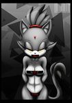  black_and_white blaze_the_cat breasts cat censor_bar color_splash feline female godzillajapan greyscale looking_at_viewer mammal monochrome navel nude restricted_palette sega solo sonic_(series) yellow_eyes 