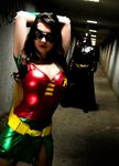  batman cosplay dc_comics female human male photo real robin 