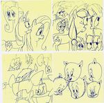  applejack_(mlp) applejack_(mp) art creepy crying cutie_mark female feral fluttershy_(mlp) friendship_is_magic hair horn looking_at_viewer looney_tunes machine male mechanical my_little_pony open_mouth pinkie_pie_(mlp) porky porky_pig raimbow_dash_(mlp) rainbow_dash_(mlp) robot smile traditional traditional_media twilight_sparkle_(mlp) warner_brothers what what_has_science_done 