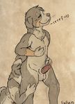  anal anthro balls bernese_mountain_dog canine dog duo erection fen-fen gay male mammal newfoundland oral penis rimming roj tobie tongue 