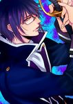  bad_id bad_pixiv_id blue_eyes blue_hair glasses k-996 k_(anime) male_focus munakata_reishi solo sword weapon 