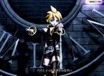  dancer_outfit kagamine_len shorts vocaloid young_adult_dancer 