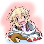  animal_ears blonde_hair cat_ears cat_tail chibi cosplay final_fantasy hoshizuki_(seigetsu) mizuhashi_parsee open_mouth puru-see robe solo tail touhou trembling white_mage white_mage_(cosplay) |_| 