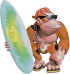  donkey_kong_country funky_kong lowres nintendo official_art rareware sunglasses surfboard 