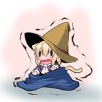  animal_ears black_mage black_mage_(cosplay) blonde_hair cat_ears cat_tail chibi cosplay final_fantasy hoshizuki_(seigetsu) mizuhashi_parsee open_mouth puru-see robe solo tail touhou trembling |_| 