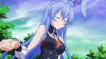  1girl animated animated_gif blue_hair bouncing_breasts breasts kurousagi_(mondaiji) mondaiji-tachi_ga_isekai_kara_kuru_sou_desu_yo? 