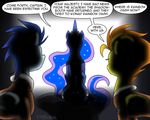  english_text equine female feral friendship_is_magic horn horse male mammal my_little_pony pegasus pluckyninja pony princess_luna_(mlp) soarin_(mlp) spitfire_(mlp) text timber_(artist) winged_unicorn wings wonderbolts_(mlp) 