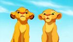 animated disney looking_at_viewer nala reaction_image simba the_lion_king young 