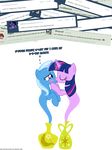  bottle english_text female friendship_is_magic genie kissing lesbian my_little_pony navitaserussirus text transformation trixie_(mlp) twilight_sparkle_(mlp) 