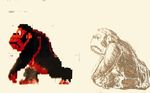  concept_art donkey_kong donkey_kong_(game) nintendo traditional_media 