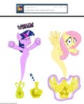  alpha_channel bottle duo english_text equine female fluttershy_(mlp) friendship_is_magic genie hi_res horn horse magic mammal my_little_pony navitaserussirus pegasus plain_background pony spoon text transformation transparent_background tumblr twilight_sparkle_(mlp) unicorn wings 