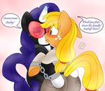  blackbewhite2k7 blonde_hair blue_eyes catwoman equine female feral freckles friendship_is_magic green_eyes hair horn horse lesbian mammal my_little_pony plain_background pony purple_hair rarity_(mlp) unicorn 