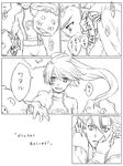  1girl comic greyscale moko monochrome pokemon pokemon_special translation_request wataru_(pokemon) yellow_(pokemon) 