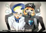  akuroma_(pokemon) angie_(pokemon) blonde_hair blue_eyes hat nintendo orange_hair pokemon pokemon_(anime) pokemon_(game) team_plasma team_plasma_grunt 