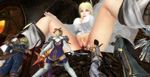  3d blonde_hair cassandra_alexandra giantess green_eyes isabella_valentine kilik long_hair maxi nightmare no_panties pussy raphael_sorel skirt sophitia_alexandra soul_calibur soul_edge xnalara 