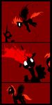  darkdoomer equine female feral friendship_is_magic gore grimdark headsplosion horn horse invalid_color magic mammal ms_paint my_little_pony pegasus plain_background pony princess princess_celestia_(mlp) red_background royalty scootaloo_(mlp) winged_unicorn wings 
