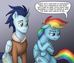 equine female feral friendship_is_magic horse male mammal my_little_pony pegasus pluckyninja pony rainbow_dash_(mlp) soarin_(mlp) text timber_(artist) wings wonderbolts_(mlp) 